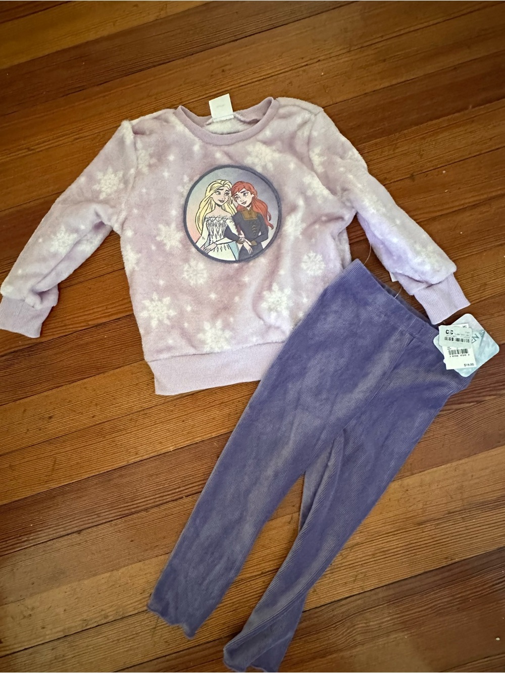 NWT 2T frozen purple outfit